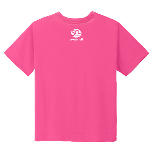 Japanese children's clothing mont-bell UV-resistant/water-absorbent/quick-drying/durable/odor-suppressing 50th M Mark top 100-160cm/XS-XL boys/girls/adult summer TOPS 