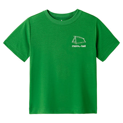 Japanese children's clothing mont-bell UV-resistant/water-absorbent/quick-drying/durable/odor-suppressing 50th Moonlight Tent Top (100-160cm/XS-XL) for boys/girls/adults summer TOPS 