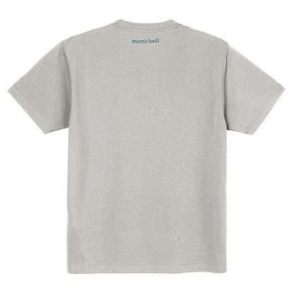 Japanese children's clothing mont-bell UV protection / quick-drying / durable / breathable / odor suppression Hotaka Twilight / Hakusan people / before climbing pattern top XS-XL adult summer TOPS 