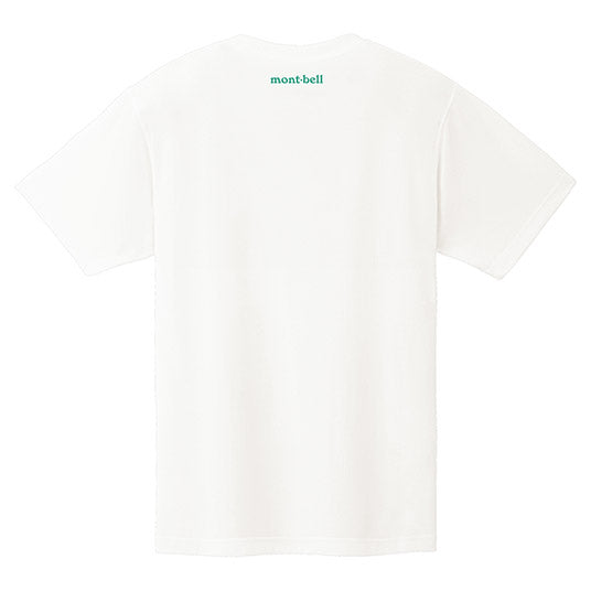 Japanese children's clothing mont-bell UV protection / quick-drying / durable / breathable / odor suppression Hotaka Twilight / Hakusan people / before climbing pattern top XS-XL adult summer TOPS 