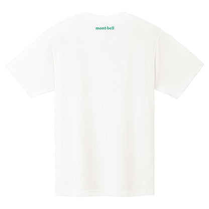 Japanese children's clothing mont-bell UV protection / quick-drying / durable / breathable / odor suppression Hotaka Twilight / Hakusan people / before climbing pattern top XS-XL adult summer TOPS 