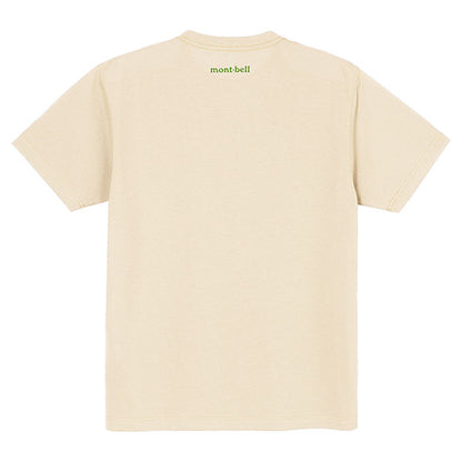 Japanese children's clothing mont-bell UV protection / water absorption and quick drying / durable / breathable / odor suppression Taisho Pond / Winter Valley / Snow Mountain Climbing / Yakushima pattern tops XS-XL adult summer TOPS 