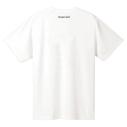 Japanese children's clothing mont-bell UV protection / water absorption and quick drying / durable / breathable / odor suppression mountain equipment / Jianshan Morning Light / Grand Canyon pattern top XS-XL adult summer TOPS 