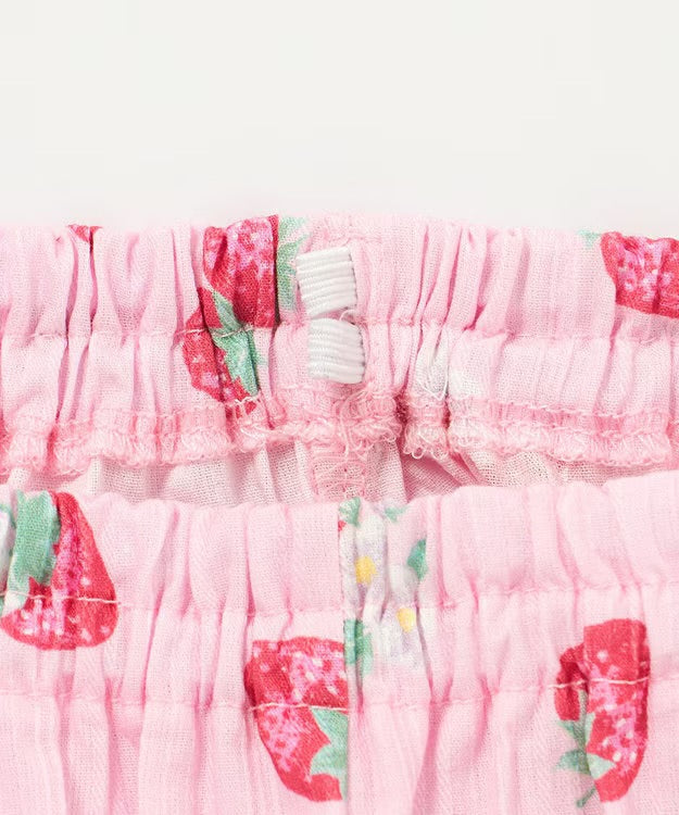 日本童裝 aF#a325 日本甚平 日本和服 90-130cm 女童款 夏季 TOPS PANTS 日本夏祭慶典特輯