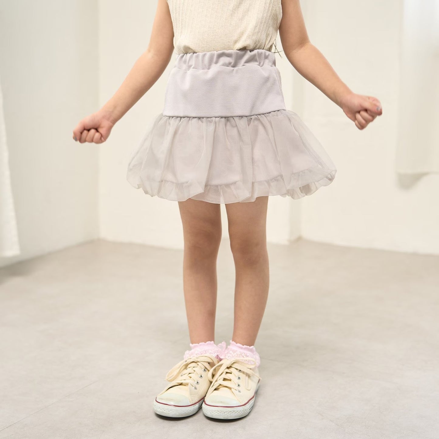 Japanese children's clothing Ly# mine tank top and shorts set 100-150cm girls summer TOPS PANTS 