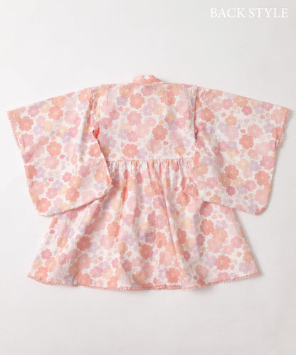 日本童裝 panpantutu 櫻 日本浴衣 日本和服 95-150cm 女童款 夏季 DRESSES 日本夏祭慶典特輯