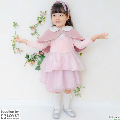日本童裝 pe#main x Disney Princess 公主披風 80-130cm 女童款 秋季 OUTERWEAR