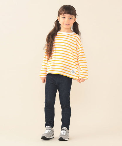 日本童裝 BE#AMS mini 條紋長袖上衣 90-140cm 男童款/女童款 夏季 TOPS