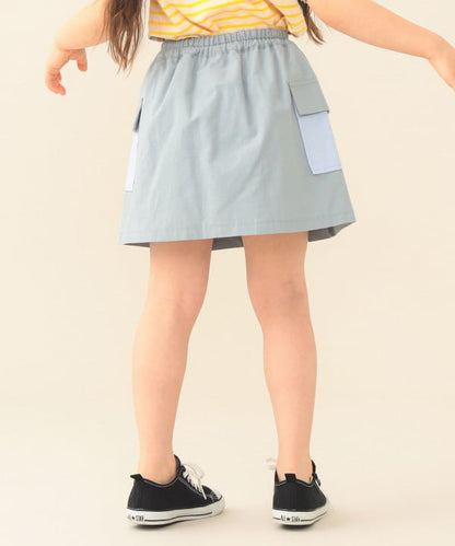 日本童裝 BEAMS mini 工裝百摺短裙 90-140cm 女童款 夏季 SKIRTS