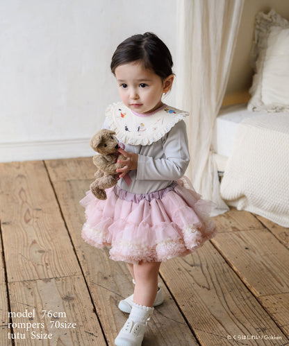 Japanese children's clothing panpantutu Etoile Pink tutu skirt 70-135cm girls' newborn baby summer SKIRTS 