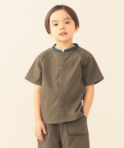 日本童裝 BE#AMS mini 水陸兩用 吸水速乾 襯衫 90-140cm 男童款 夏季 PANTS 夏日玩水泳衣特輯
