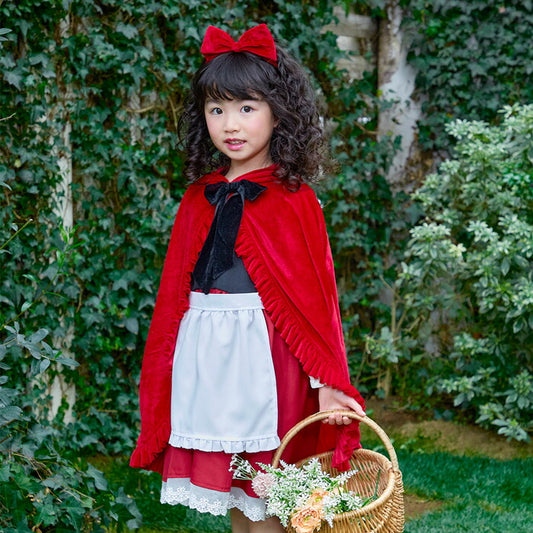 日本童裝 小紅帽女孩 100-120cm 女童款 萬聖節 Cosplay服裝 Halloween攪鬼特輯 AAA