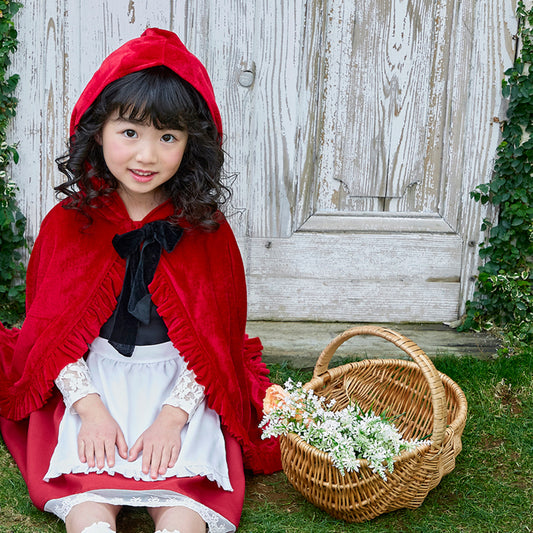 日本童裝 小紅帽女孩 100-120cm 女童款 萬聖節 Cosplay服裝 Halloween攪鬼特輯 AAA