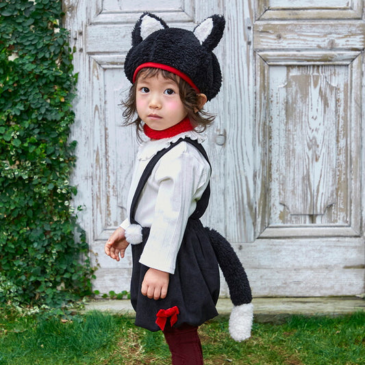 日本童裝 小黑貓 80-90cm 男童款/女童款 萬聖節 Cosplay服裝 Halloween攪鬼特輯 AAA