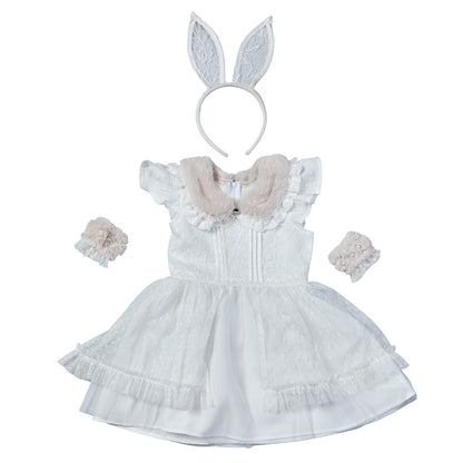 日本童裝 Bunny小兔兔 85-95cm 女童款 萬聖節 Cosplay服裝 Halloween攪鬼特輯 AAA