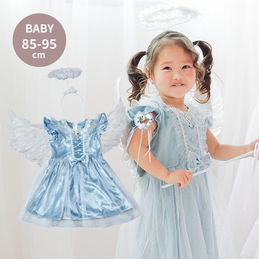 日本童裝 小天使 85-95cm 女童款  萬聖節 Cosplay服裝 Halloween攪鬼特輯 AAA