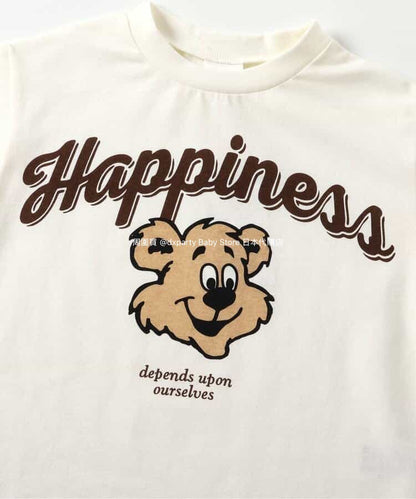 Japanese children's clothing BREEZE printed tops 80-140cm boys/girls summer TOPS 