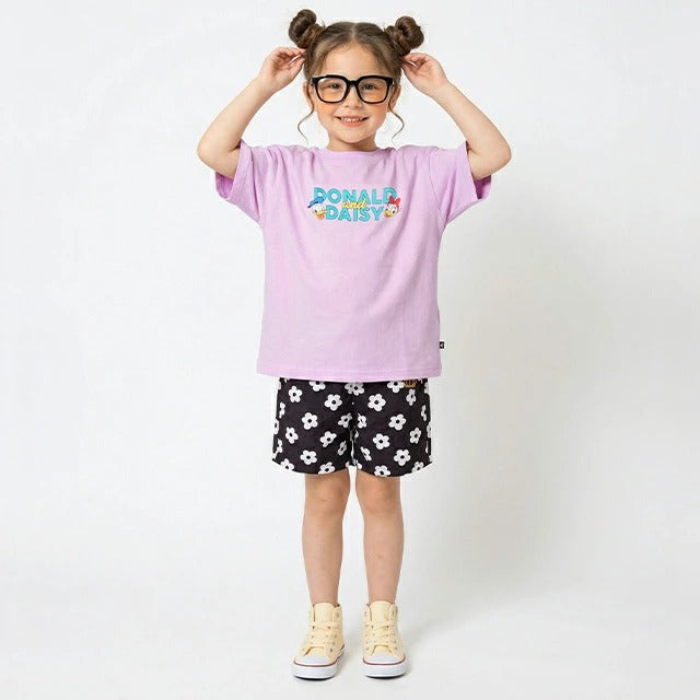 Japanese BDL x Disney parent-child print tops (80-150cm) for boys and girls (summer TOPS) 