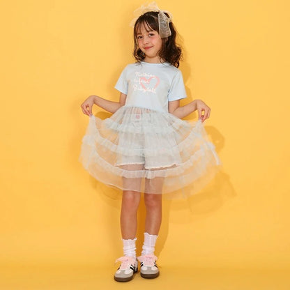 Japanese BDL x Disney parent-child print tops (80-150cm) for boys and girls (summer TOPS) 