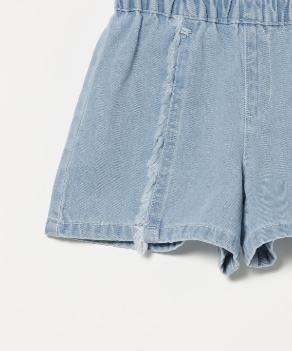日本童裝 BE#AMS mini 流蘇牛仔短褲 90-150cm 女童款 夏季 PANTS