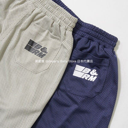 Japanese children's clothing b・R# mesh sports shorts 100-150cm boys/girls summer PANTS 