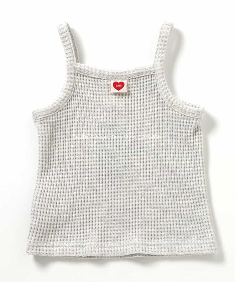 Japanese children's clothing BREEZE waffle camisole top 80-140cm girls summer TOPS 