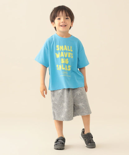 日本童裝 BE#AMS mini 防UV 吸水速乾 字母印花上衣 90-130cm 男童款/女童款 夏季 TOPS