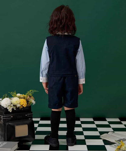 Japanese children's clothing BREEZE shirt 90-130cm boys' spring TOPS interview/banquet/performance 