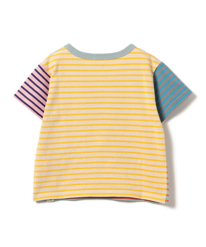 日本童裝 BE#AMS mini 條紋短袖上衣 90-140cm 女童款 夏季 TOPS