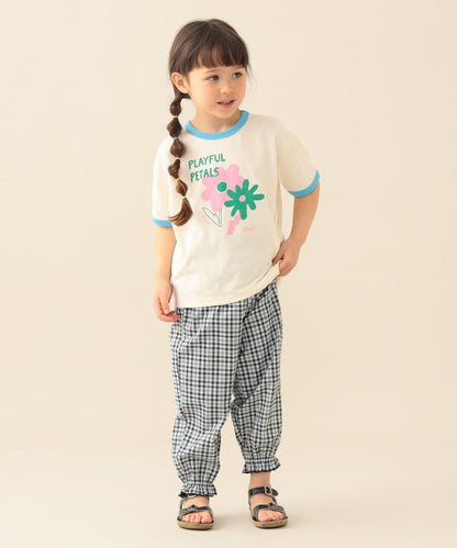 日本童裝 BE#AMS mini 防UV 吸水速乾 圓領印花上衣 90-130cm 男童款/女童款 夏季 TOPS