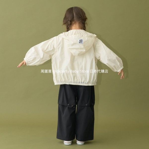 Japanese children's clothing b・R# 2Way vest with detachable sleeves (100-150cm) for boys and girls, spring and summer outerwear 