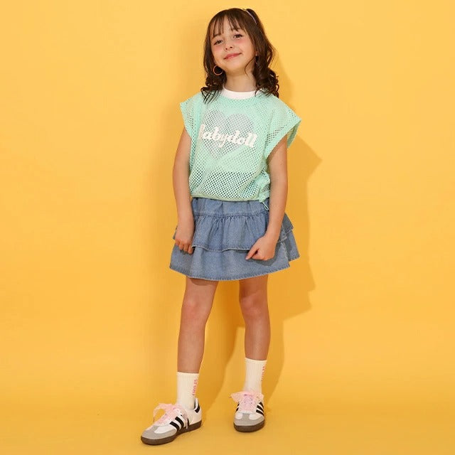 Japanese BDL x Disney parent-child print tops (80-150cm) for boys and girls (summer TOPS) 