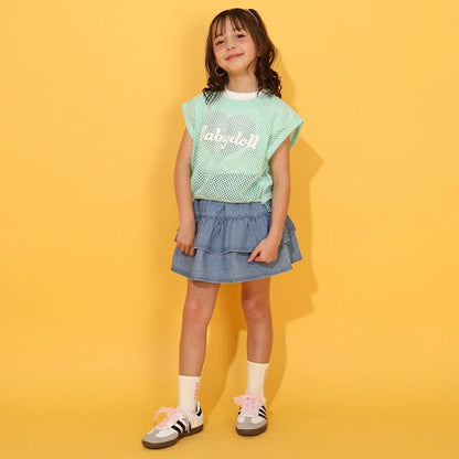 Japanese BDL x Disney parent-child print tops (80-150cm) for boys and girls (summer TOPS) 