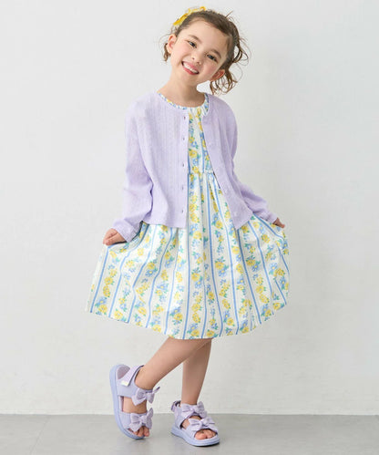 日本童裝 aF#a325 接觸冷感 薄外套 90-150cm 女童款 夏季 OUTERWEAR