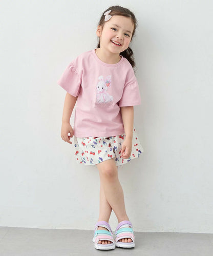 日本童裝 aF#a325 可愛動物印花上衣 90-150cm 女童款 夏季 TOPS