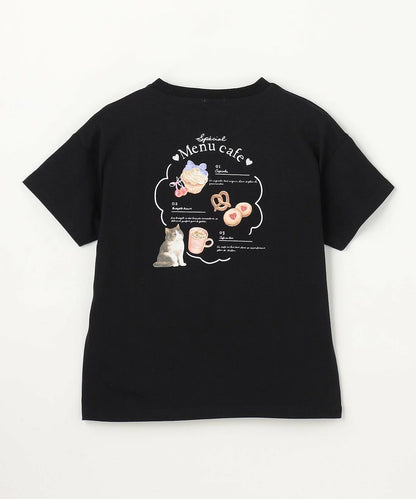 日本童裝 aF#a325 印花短袖上衣 90-150cm 女童款 夏季 TOPS
