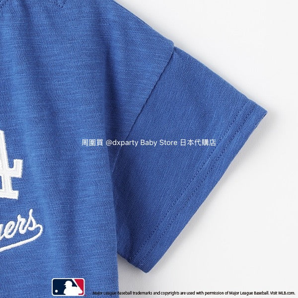 日本童裝 pe#main x MLB 兩件套裝 80-140cm 男童款 夏季 TOPS PANTS