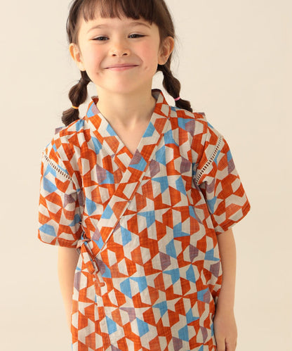 日本童裝 BE#AMS mini 日本甚平 日本和服 90-140cm 男童款/女童款 夏季 TOPS PANTS 日本夏祭慶典特輯