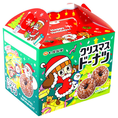 日本直送 聖誕朱古力甜甜圈 80g Christmas 聖誕快樂特輯 聖誕限定零食