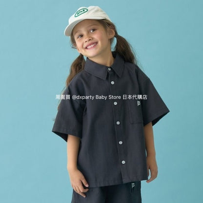 Japanese children's clothing b・R# casual shirt 100-150cm boys/girls spring and summer TOPS 