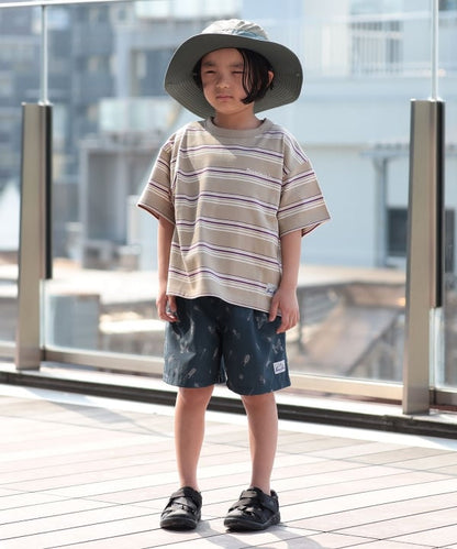 日本童裝 BE#AMS mini 水陸兩用 防水系列 碎花沙灘褲 90-140cm 男童款 PANTS 夏季 夏日玩水泳衣特輯