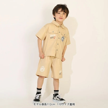 Japanese BDL x Disney parent-child print tops (80-150cm) for boys and girls (summer TOPS) 