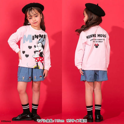 Japanese BDL x Disney long-sleeved tops (80-140cm) for boys and girls (spring/summer) 