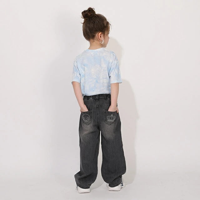 Japanese BDL x Disney parent-child print tops (80-150cm) for boys and girls (summer TOPS) 