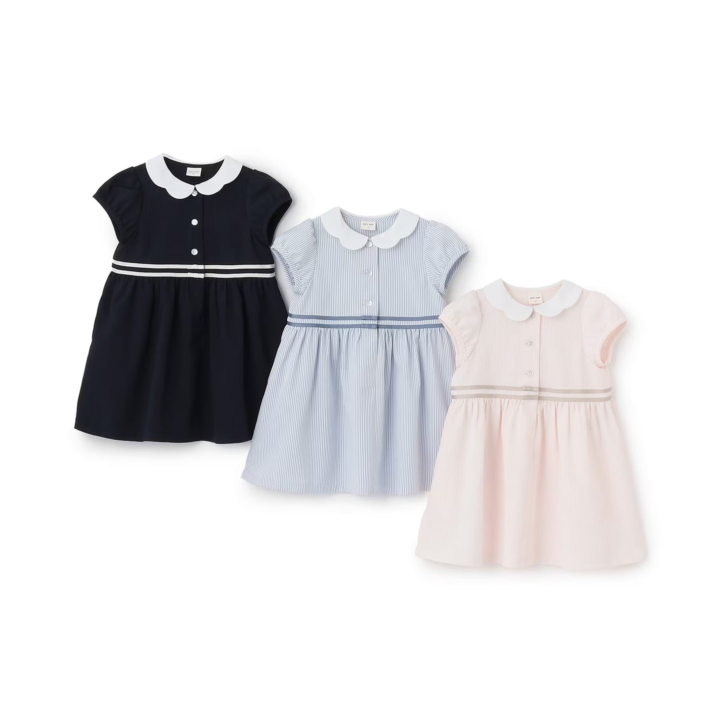 日本童裝 pe#main 【WINDRY】防UV 吸汗速乾 禮服連身裙 80-130cm 女童款 夏季 DRESSES 面試/宴會/表演