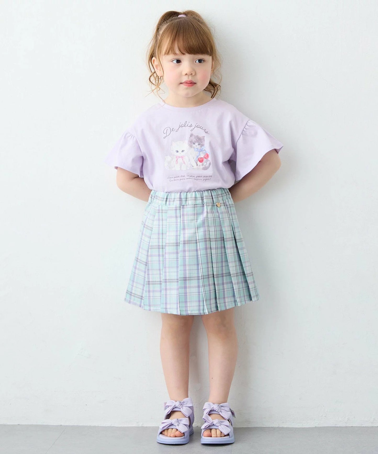 日本童裝 aF#a325 可愛動物印花上衣 90-150cm 女童款 夏季 TOPS