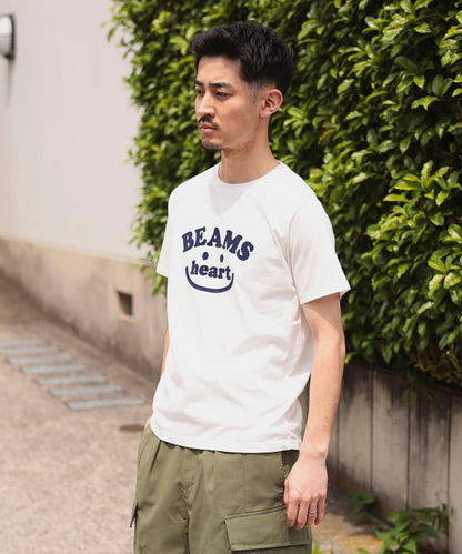 日本童裝 BE#AMS HEART 微笑LOGO上衣 S-XL 親子裝 大人款 夏季 TOPS