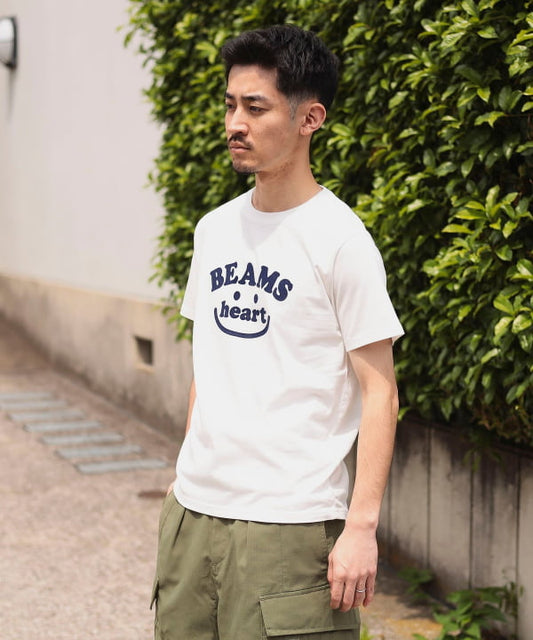 日本童裝 BE#AMS HEART 微笑LOGO上衣 S-XL 親子裝 大人款 夏季 TOPS