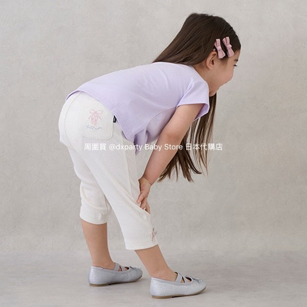 日本童裝 pe#main 可愛皺褶短袖上衣 80-130cm 女童款 夏季 TOPS