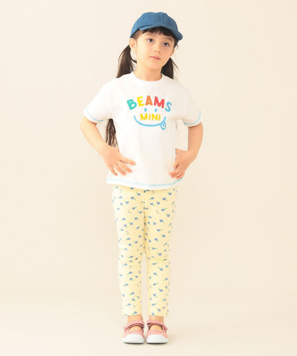 日本童裝 BE#AMS mini 微笑LOGO上衣 90-130cm 親子裝 男童款/女童款 夏季 TOPS